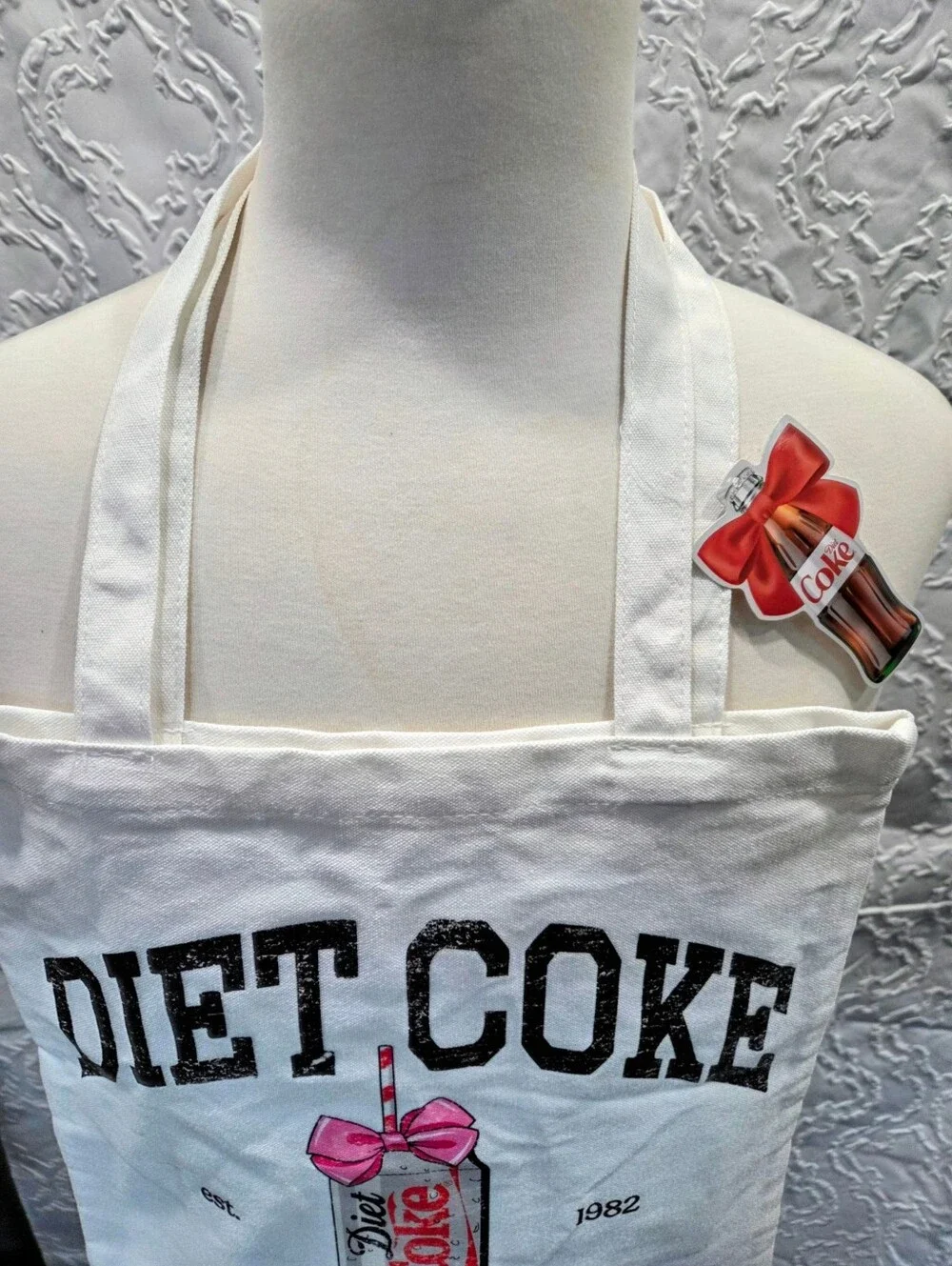 New With Tags Diet Coke Social Club Est 1982 Fabric Tote Bag